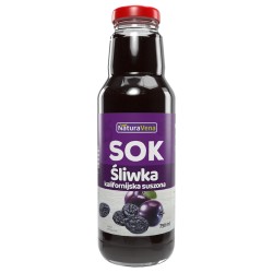 Sok z Suszonych Śliwek Kalifornijskich 750ml NaturaVena