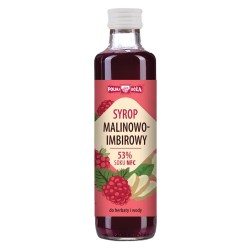 Raspberry Syrup with Ginger 250ml Polska Róża