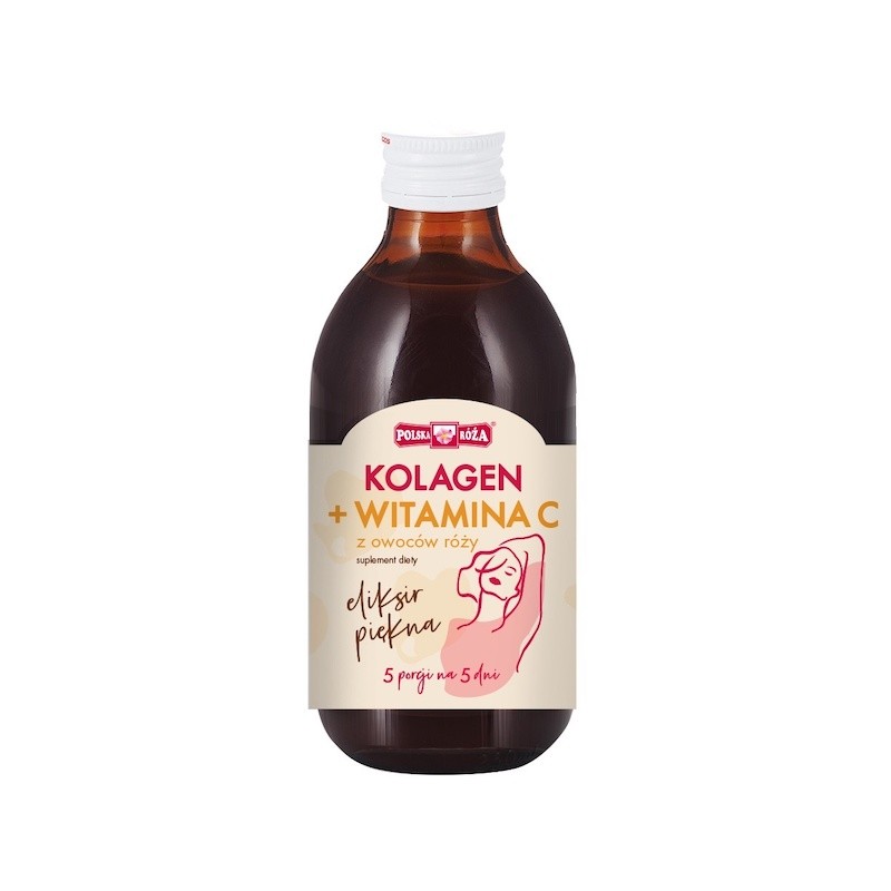 Elixir of Beauty Collagen + Vitamin C from Rose Fruit 250ml Polska Róża