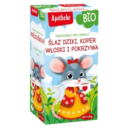 Herbatka dla dzieci - na oskrzela Bio (20 x 1,5g) 30g Apotheke