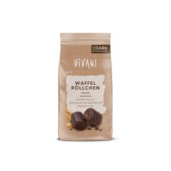 Organic Wafer Rolls With Dark Chocolate 125g Vivani