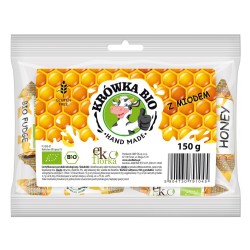 Krówki z Miodem Bezglutenowe BIO 150g Ekoflorka