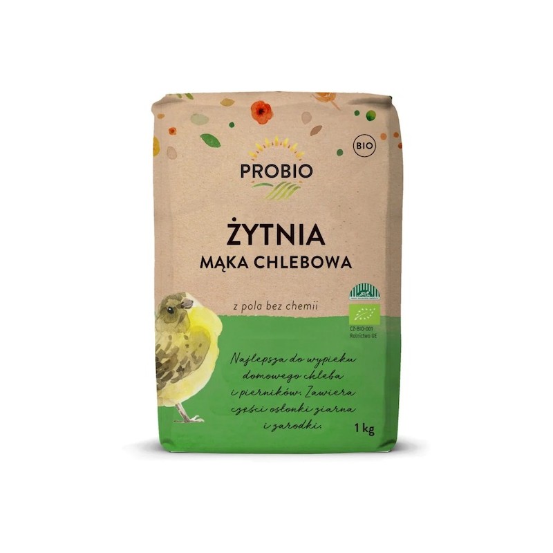 Mąka Żytnia Typ 720 Chlebowa BIO 1kg Probio