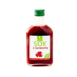 Zielona Tłocznia Cranberry Juice 100% 200ml Targroch