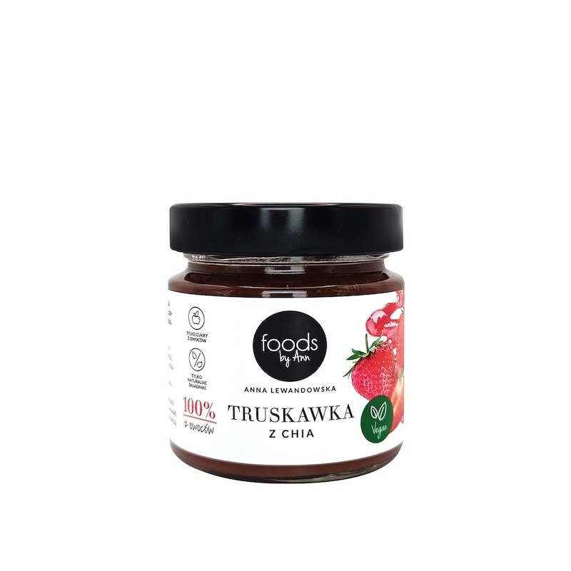 jam 100% strawberry & chia foods by ann