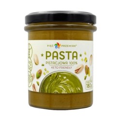 Pasta Pistacjowa 100% Keto Friendly 180g Pięć Przemian