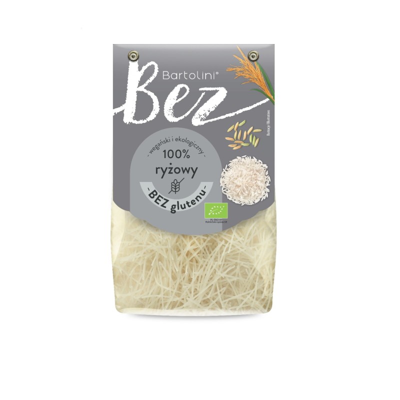 Makaron Ryżowy Bezglutenowy KRAJANKA BIO 250g Bartolini