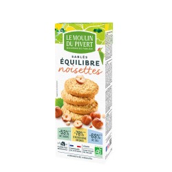 Organic Biscuits With Hazelnuts 150g Le Moulin Du Pivert