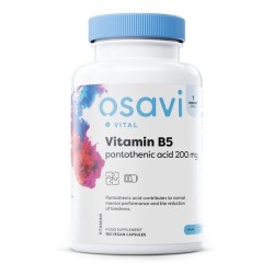 Vitamin B5 (Pantothenic Acid 200mg) 180 vegan caps Osavi