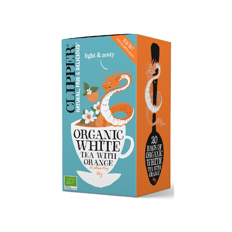 Organic White Tea With Orange (20 x 1,7g) 34g Clipper