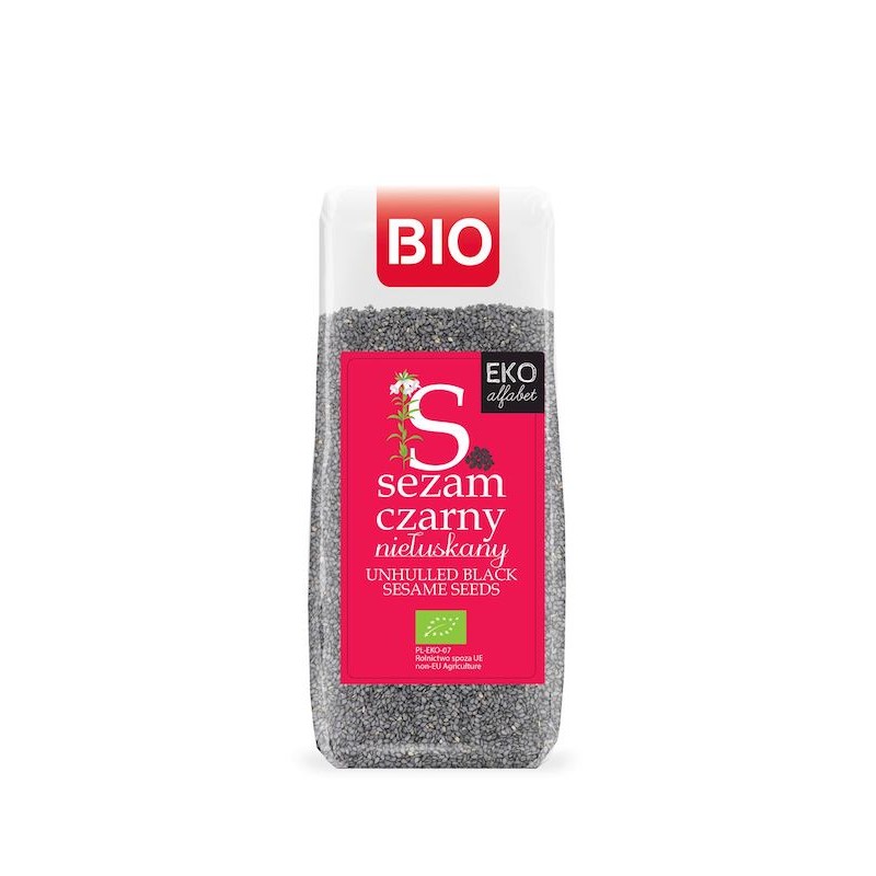 Sezam Czarny Niełuskany BIO 250g Eko Alfabet