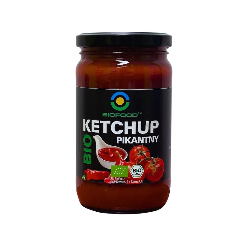 Ketchup Pikantny Bezglutenowy BIO 350g Bio Food