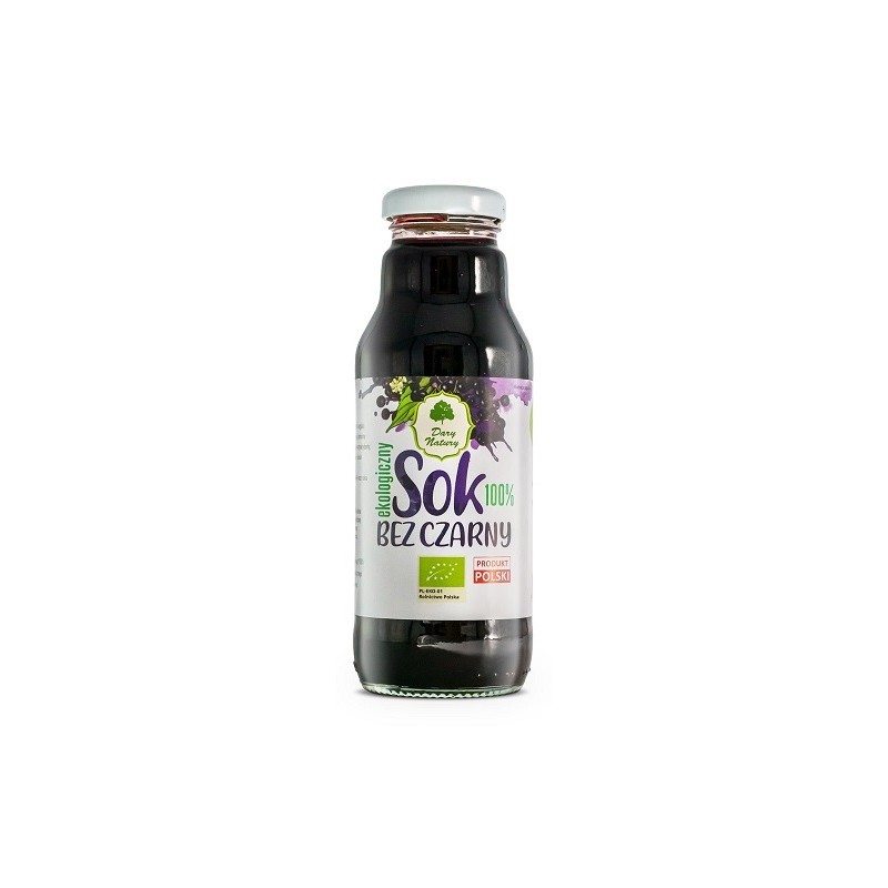 Organic Elderberry Juice100% 270ml Dary Natury