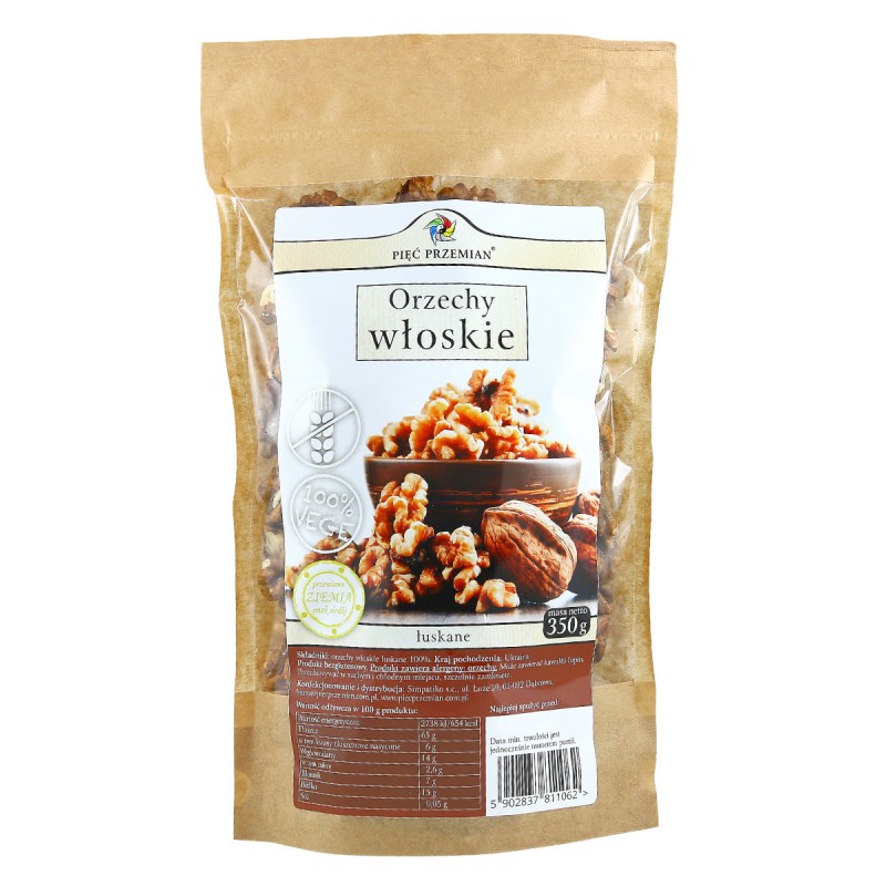 Gluten-Free Walnuts 350g Pięć Przemian