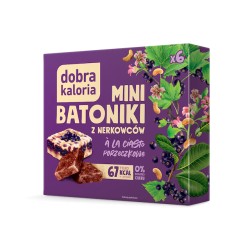 Batoniki Mini o Smaku Ciasta Porzeczkowego Bez Dodatku Cukru 6 x 17g Dobra Kaloria