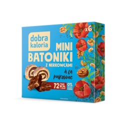 Batoniki Mini o Smaku Ciasta à la Makowiec Bez Dodatku Cukru 6 x 17g Dobra Kaloria