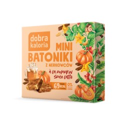 Batoniki Mini o Smaku à la Pumpkin Spice Latte Bez Dodatku Cukru 6 x 17g Dobra Kaloria