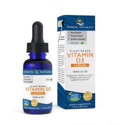 Plant-Based Vitamin D3 Liquid 1000IU Apple 30ml Nordic Naturals