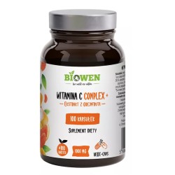 Witamina C Complex+ Bezglutenowa 100 Kapsułek Biowen