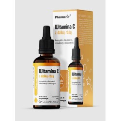 Witamina C z Dziką Różą Bezglutenowa w Kroplach 30ml Pharmovit