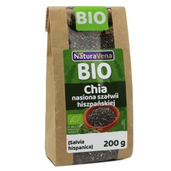 Chia Nasiona Szałwii Hiszpańskiej BIO 200g NaturaVena