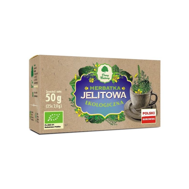 Organic Intestinal Tea (25 x 2g) 50g Dary Natury