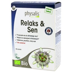 Tabletki Na Relaks i Sen BIO 45 sztuk Physalis