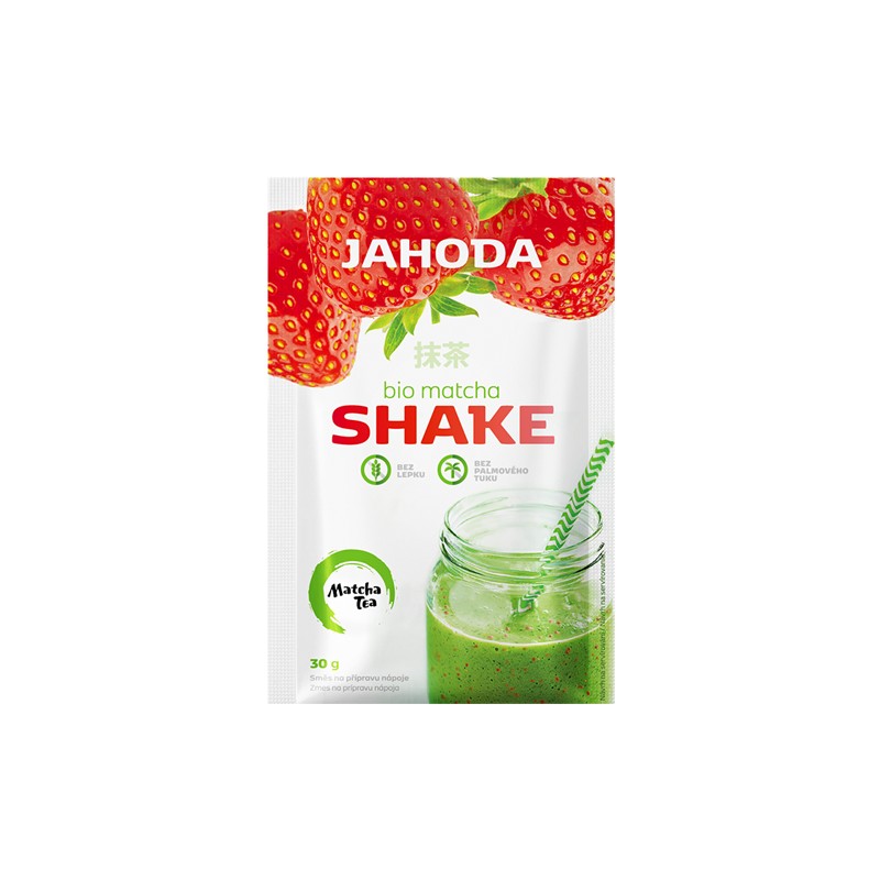 Shake z Matchą i Truskawkami Bezglutenowy BIO 30g Amylon