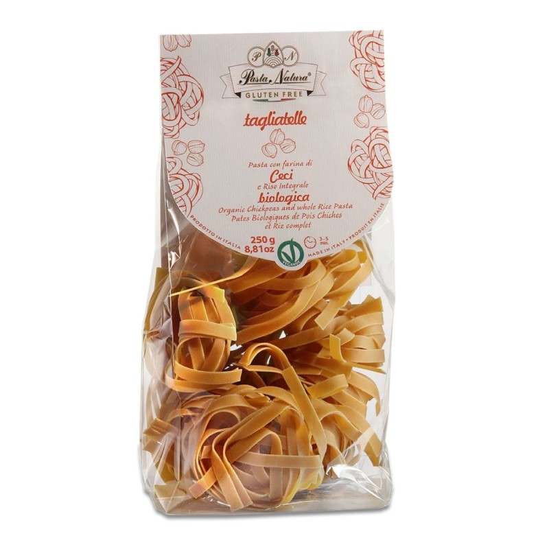 Organic Gluten-Free Chickpeas & Whole Rice Pasta 250g Pasta Natura