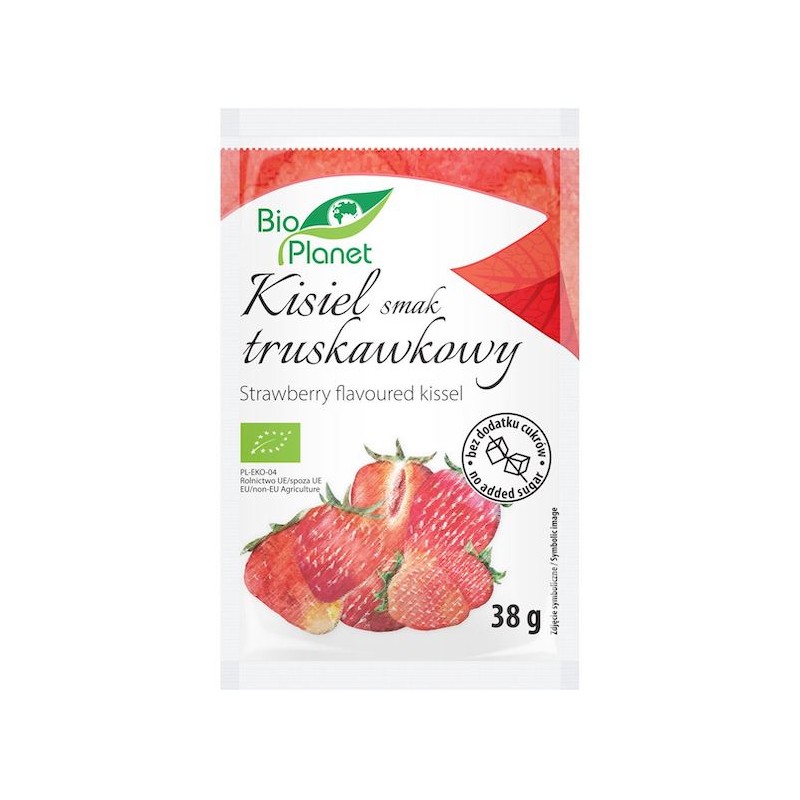 Organic Kissel Strawberry With Strawberries BIO 38g Bio Planet