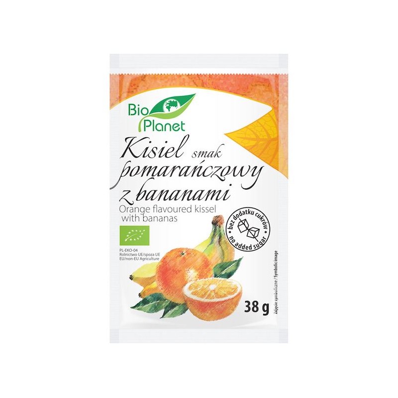 Organic Kissel Orange & Banana 38g Bio Planet
