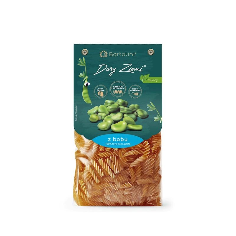 Makaron Proteinowy Z Bobu Świderki 250g Bartolini