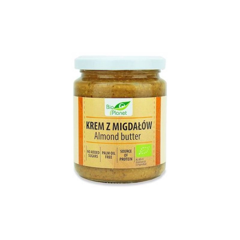 Krem z Prażonych Migdałów BIO 250g Bio Planet