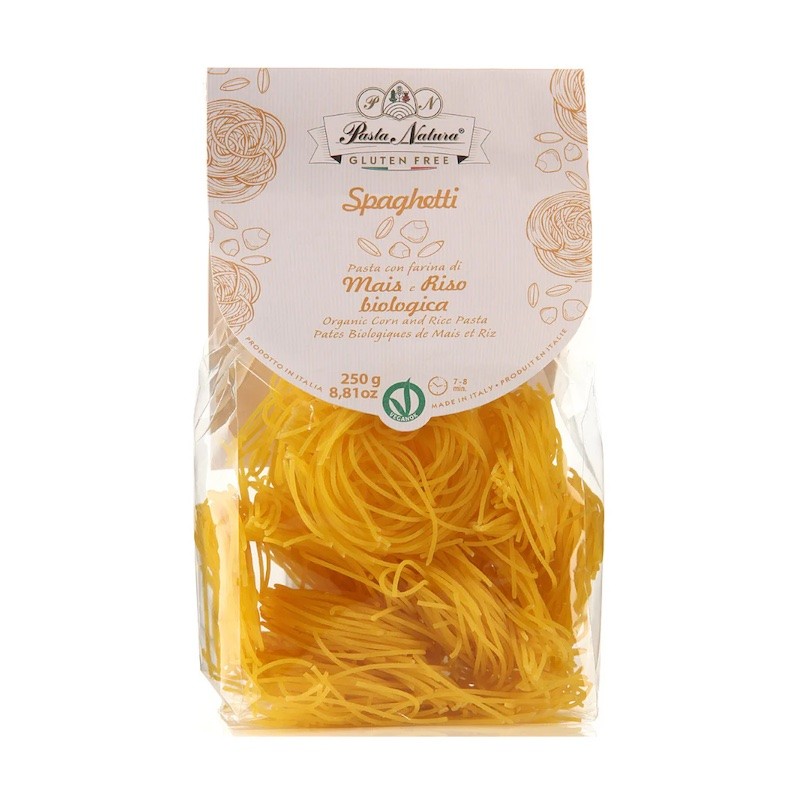 Organic Gluten-Free Corn & Rice Pasta Spaghetti 250g Pasta Natura