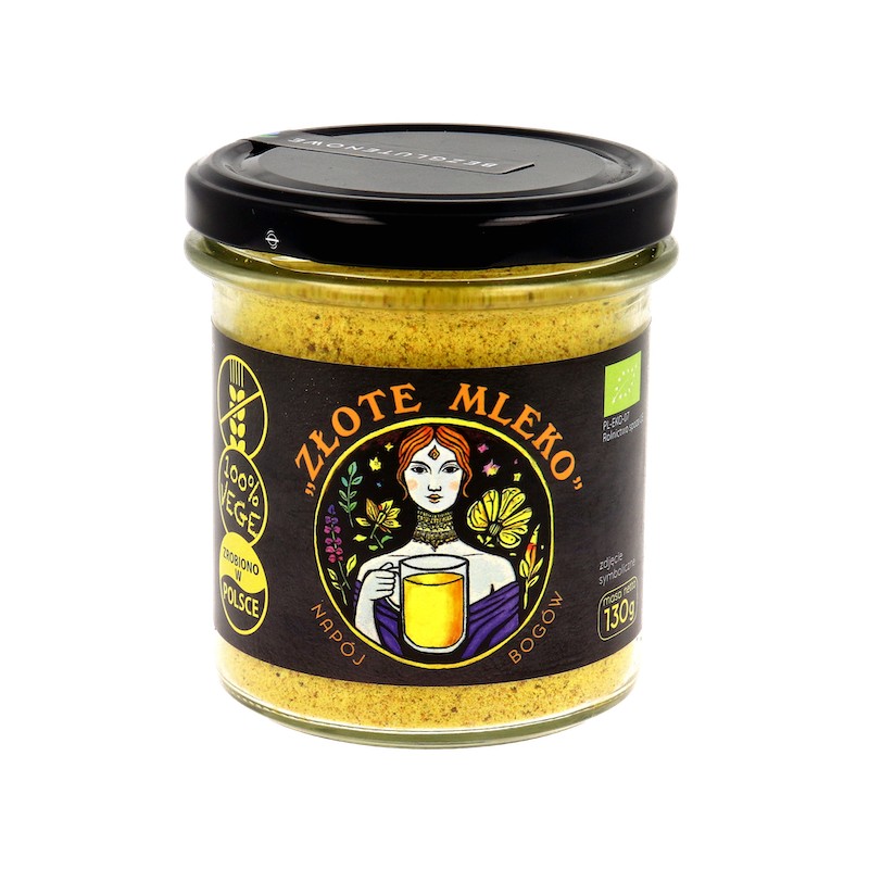 Organic Golden Milk In Powder 130g Pięć Przemian