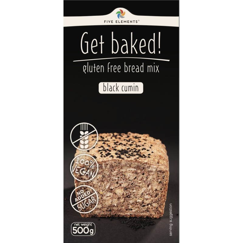 Gluten Free Bread Mix with Black Cumin 500g Pięć Przemian