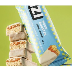 Bezglutenowy Baton MOOD BOOSTER Salted Caramel Bez Cukru 40g Fizi