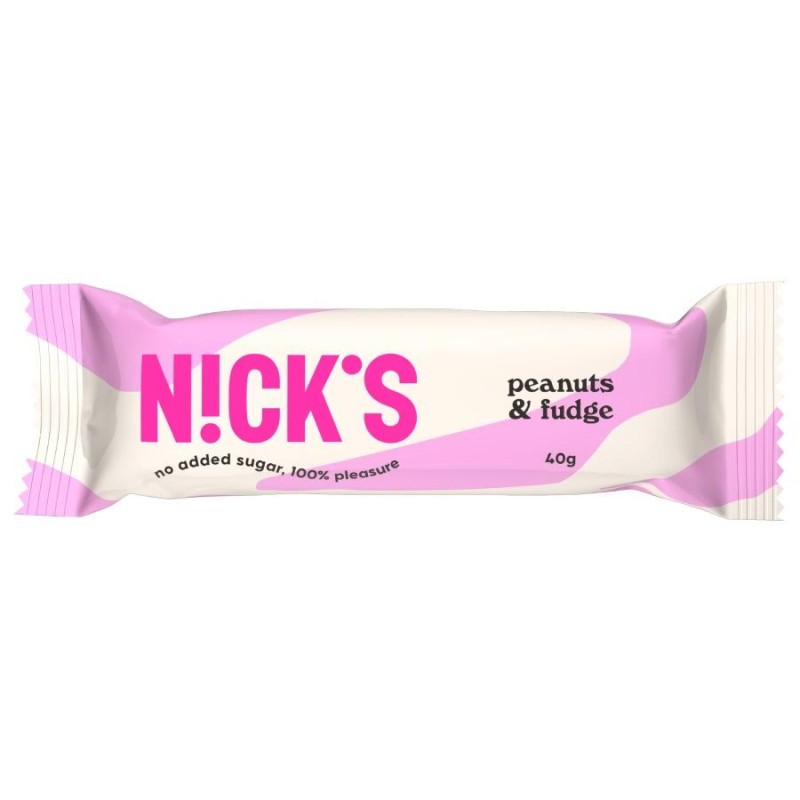 Baton Krówkowy z Orzechami Ziemnymi, Bez Cukru 40g NICK'S