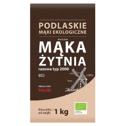 Organic WHOLEMEAL RYE Flour Type 2000 Bio Life (Mąki Podlaskie)