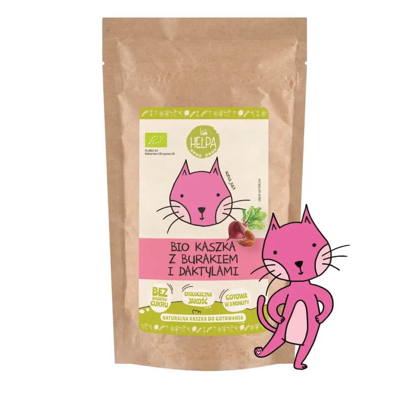 LIMITOWANA Bio Kaszka z Burakiem i Daktylami 200g Helpa