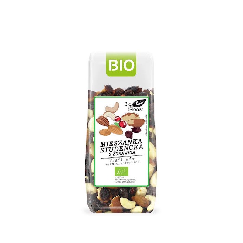 Organic Student Mix with Cranberries 150g Bio Planet