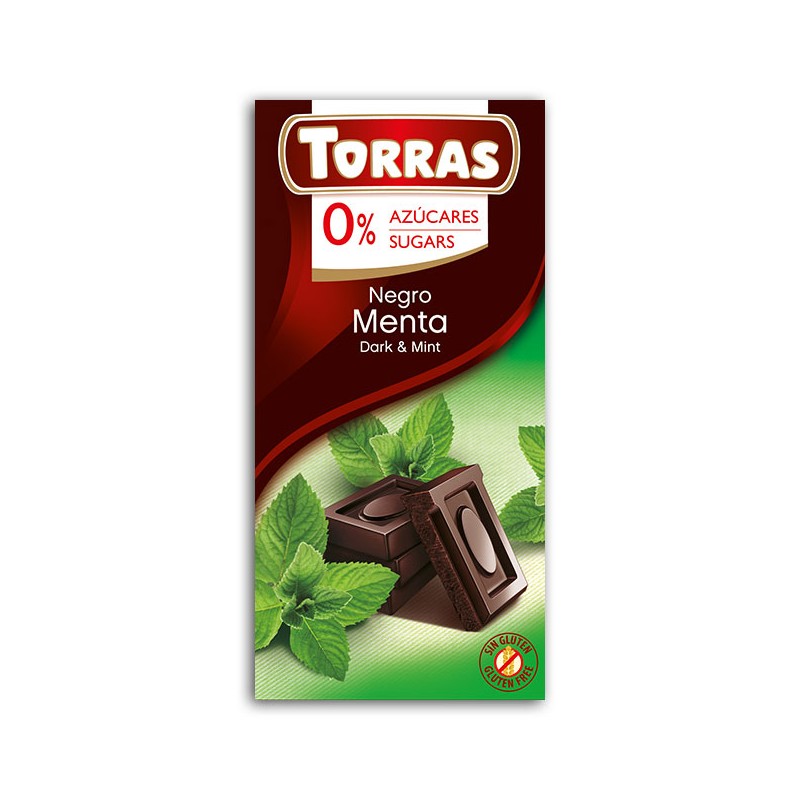 dark chocolate with mint torras 75g