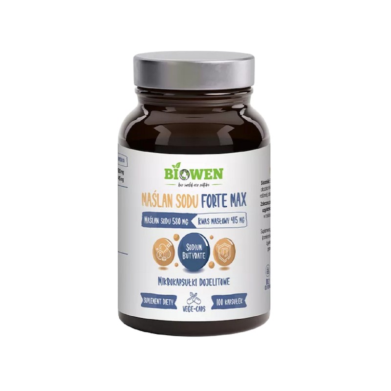 Sodium Butyrate (580mg) 100 Capsules Biowen