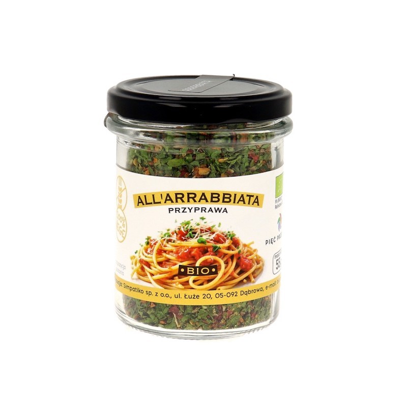 All'Arrabbiata Przyprawa BIO 55g Pięć Przemian