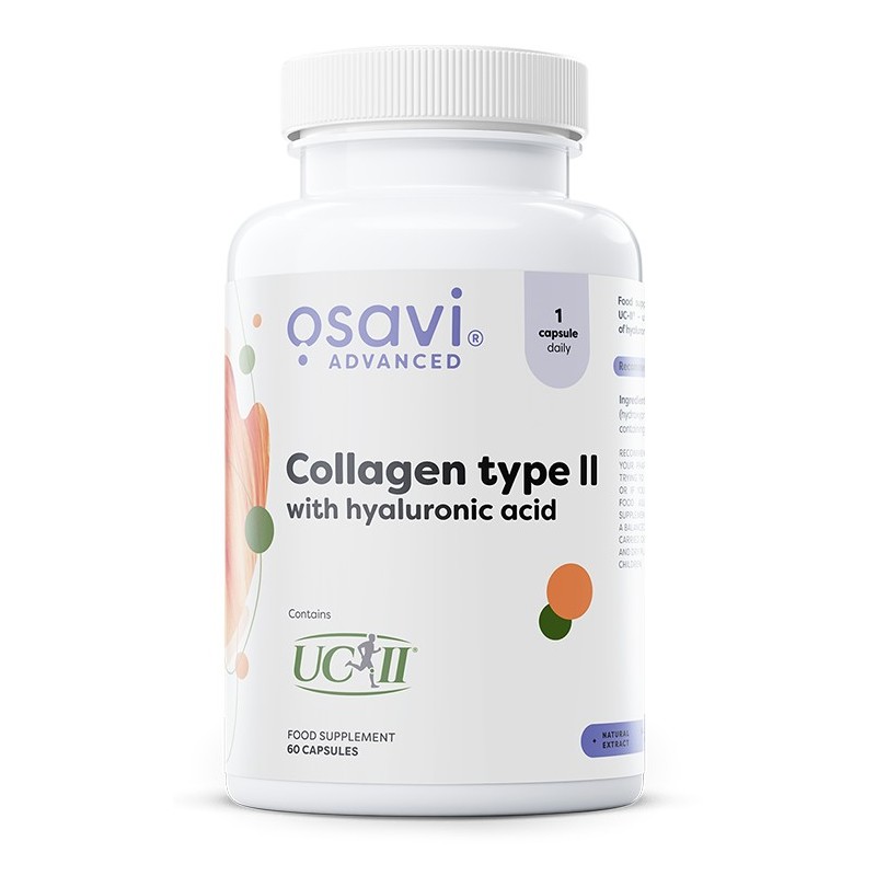 Collagen Type II with Hyaluronic Acid 60 caps Osavi