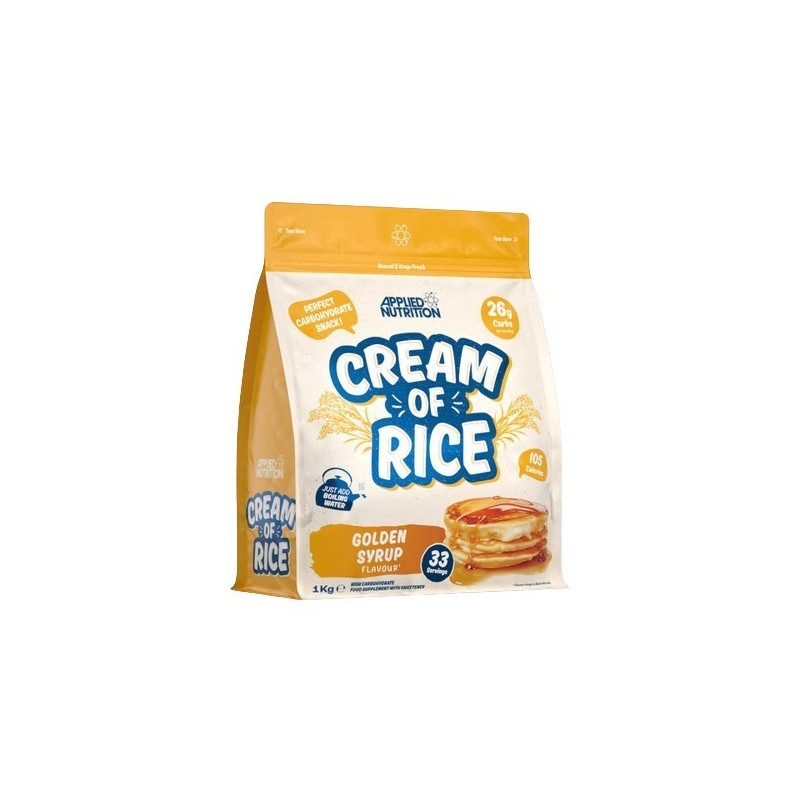 Cream of Rice Golden Syrup 1000g Applied Nutrition