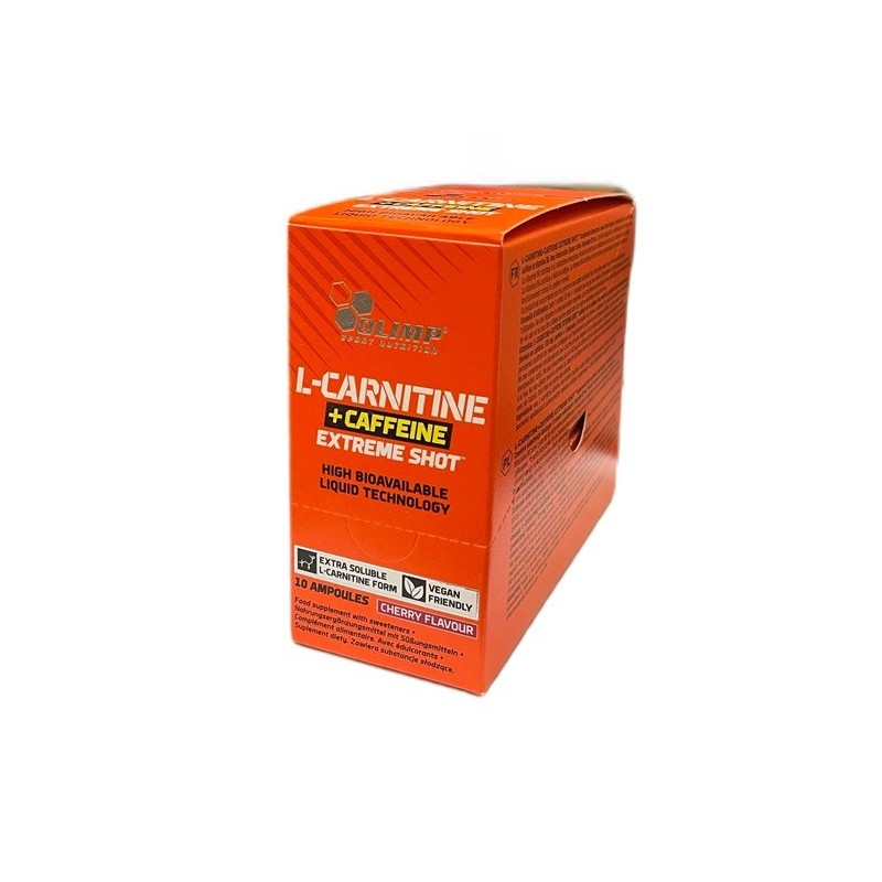 L-Carnitine + Caffeine Extreme Shot Cherry 10x25ml Olimp Nutrition