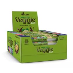 Baton Proteinowy Veggie Smak Czekolada i Orzechy Ziemne 25x50g Olimp Nutrition