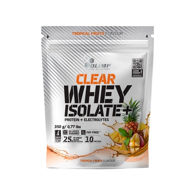 Clear Whey Isolate+ Tropical Fruits 350g Olimp Nutrition