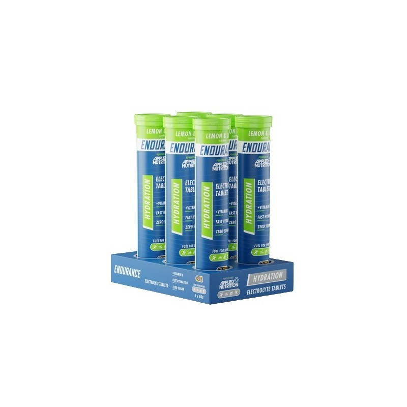 Endurance Hydration Tabletki Musujące Elektrolity Cytryna i Limonka 6x20 tabletek Applied Nutrition
